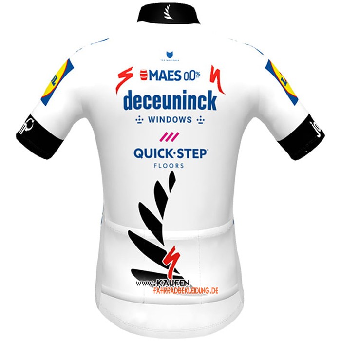 2021 Deceuninck Quick Step Kurzarmtrikot und Kurze Tragerhose Campione Nuova Zelanda